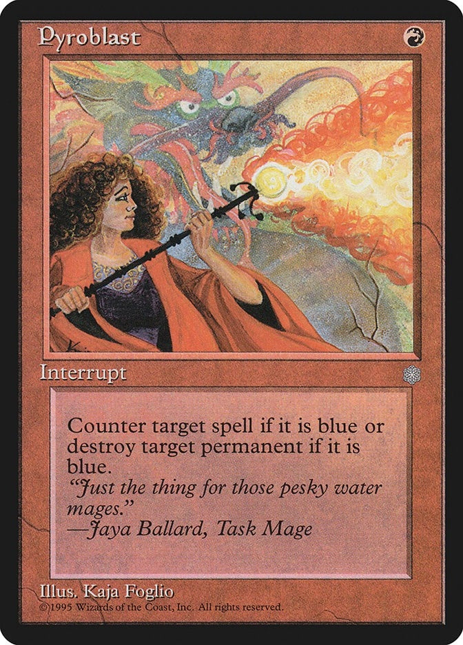 Image for Pyroblast (213) [Ice Age] - Magic: The Gathering