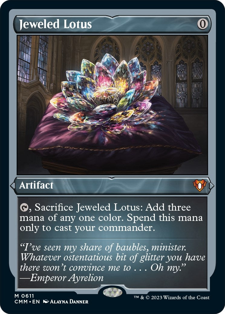 Image for Jeweled Lotus (Foil Etched) (611) [Commander Masters] - Magic: The Gathering