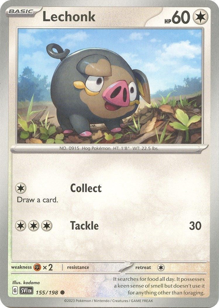 Image for Lechonk (155/198) [SV01: Scarlet & Violet Base Set] - Pokemon