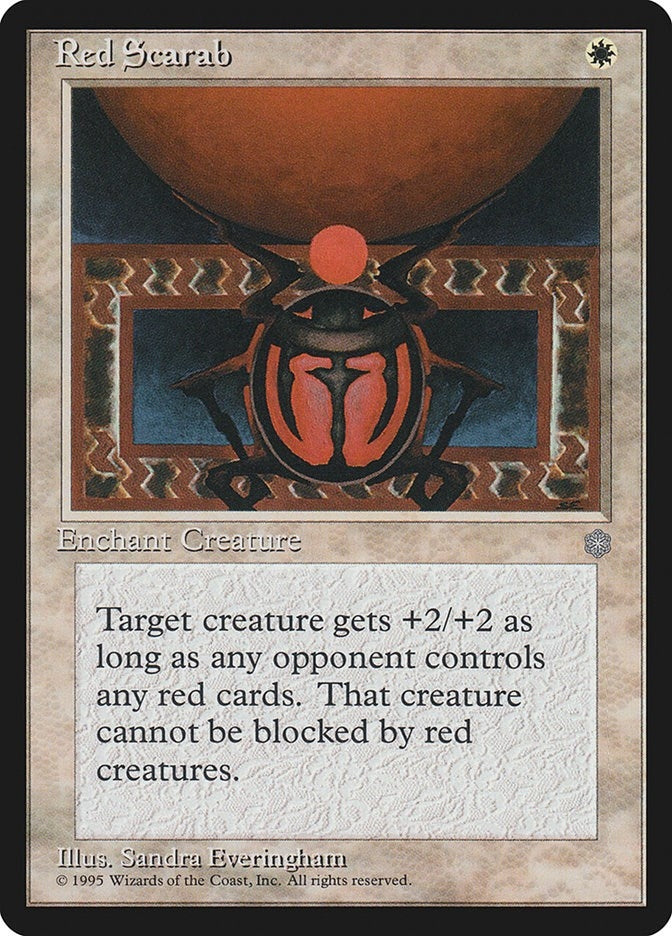 Image for Red Scarab [Ice Age] - Magic: The Gathering