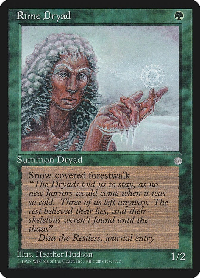 Image for Rime Dryad [Ice Age] - Magic: The Gathering
