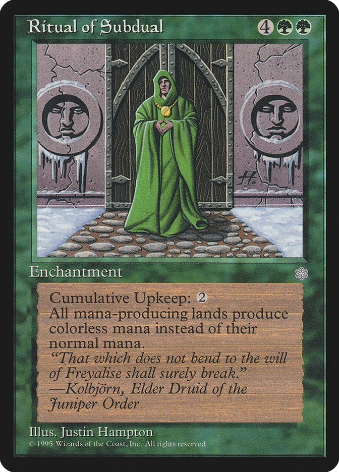 Image for Ritual of Subdual [Ice Age] - Magic: The Gathering