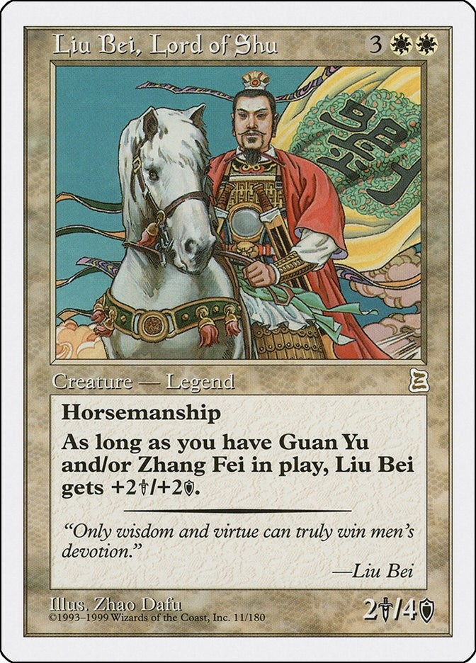 Image for Liu Bei, Lord of Shu (11) [Portal Three Kingdoms] - Magic: The Gathering