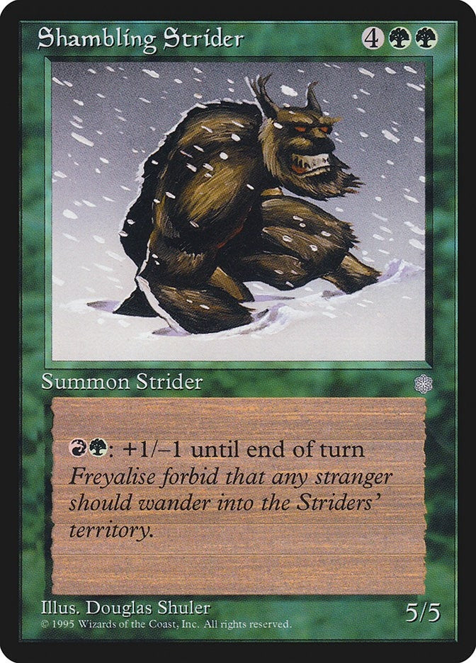 Image for Shambling Strider [Ice Age] - Magic: The Gathering