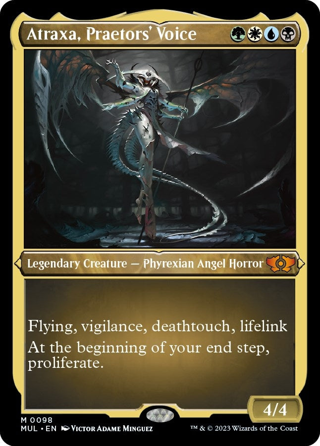Image for Atraxa, Praetors' Voice (Foil Etched) (98) [March of the Machine: Multiverse Legends] - Magic: The Gathering