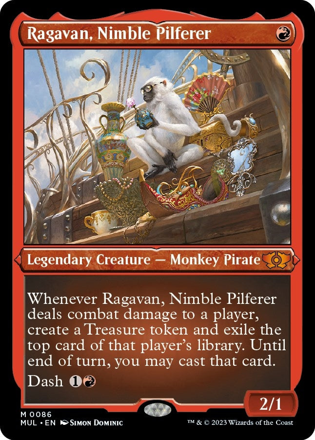 Image for Ragavan, Nimble Pilferer (Foil Etched) (86) [March of the Machine: Multiverse Legends] - Magic: The Gathering