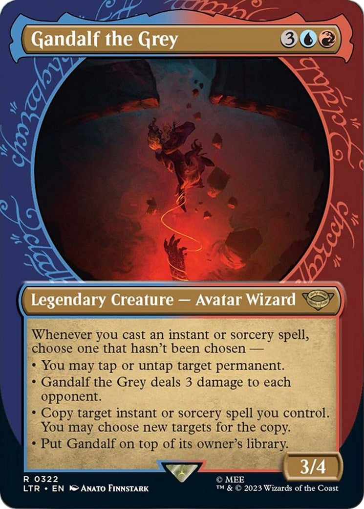 Image for Gandalf the Grey (Showcase) (322) [Universes Beyond: The Lord of the Rings: Tales of Middle-earth] - Magic: The Gathering