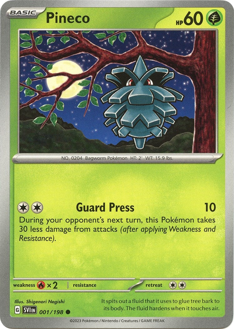 Image for Pineco (001/198) [SV01: Scarlet & Violet Base Set] - Pokemon