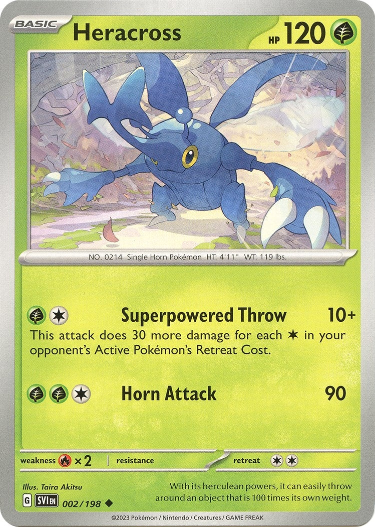 Image for Heracross (002/198) [SV01: Scarlet & Violet Base Set] - Pokemon