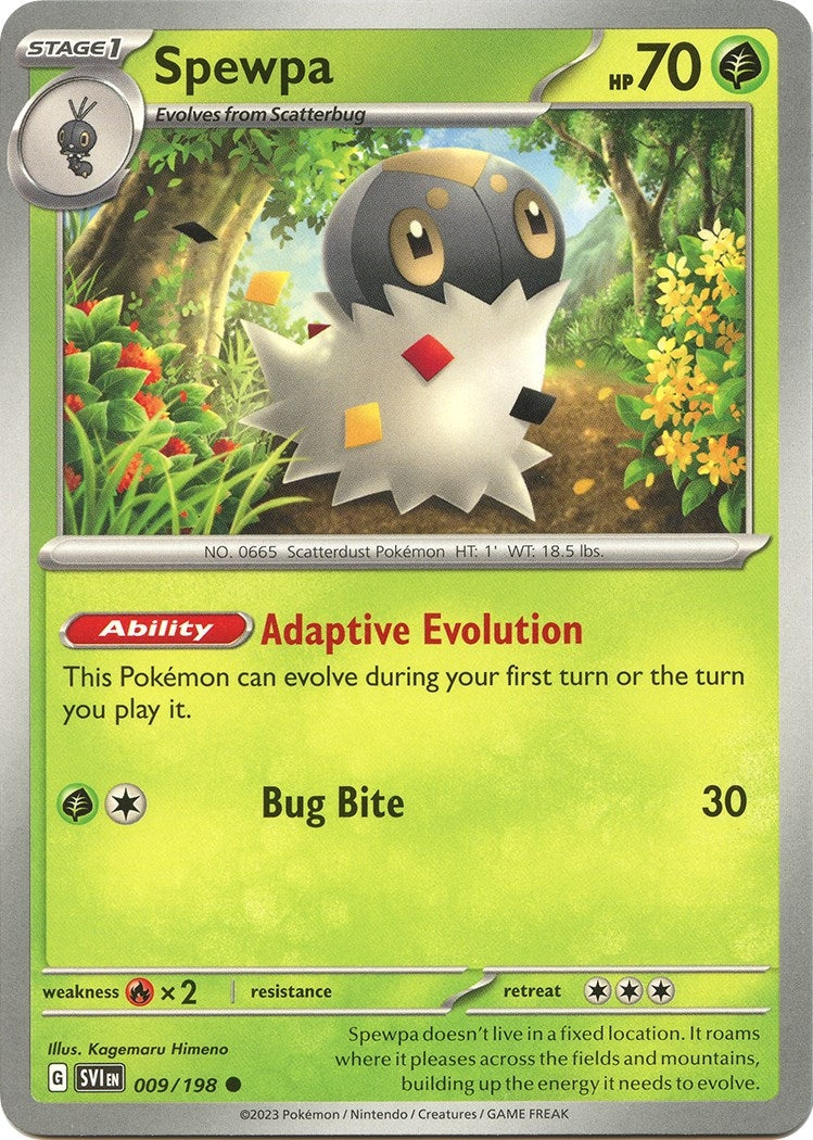 Image for Spewpa (009/198) [SV01: Scarlet & Violet Base Set] - Pokemon