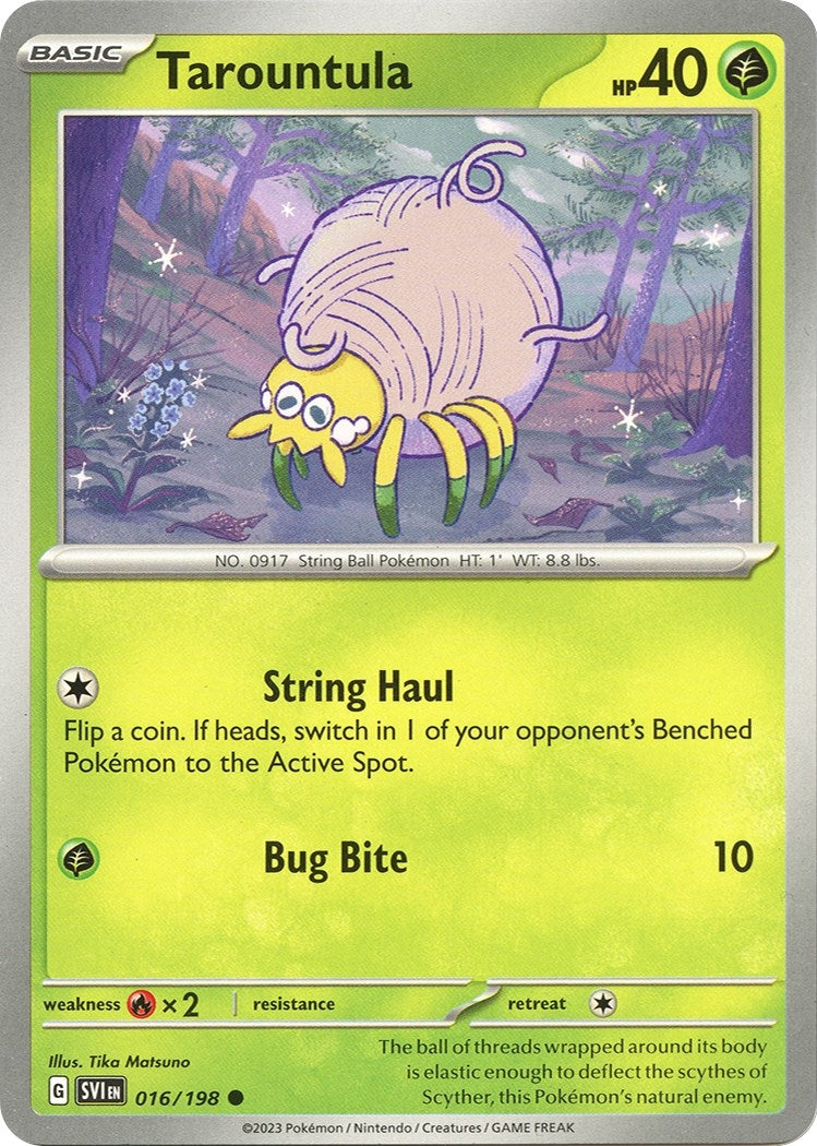Image for Tarountula (016/198) [SV01: Scarlet & Violet Base Set] - Pokemon