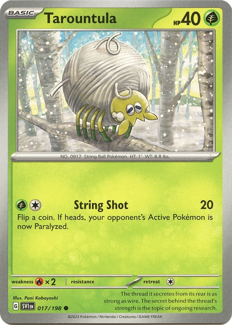 Image for Tarountula (017/198) [SV01: Scarlet & Violet Base Set] - Pokemon