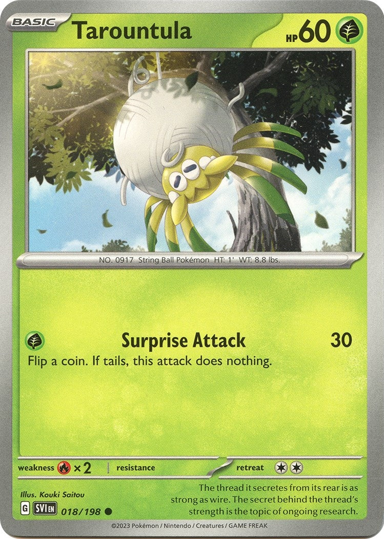 Tarountula (018/198) [SV01: Scarlet & Violet Base Set]
