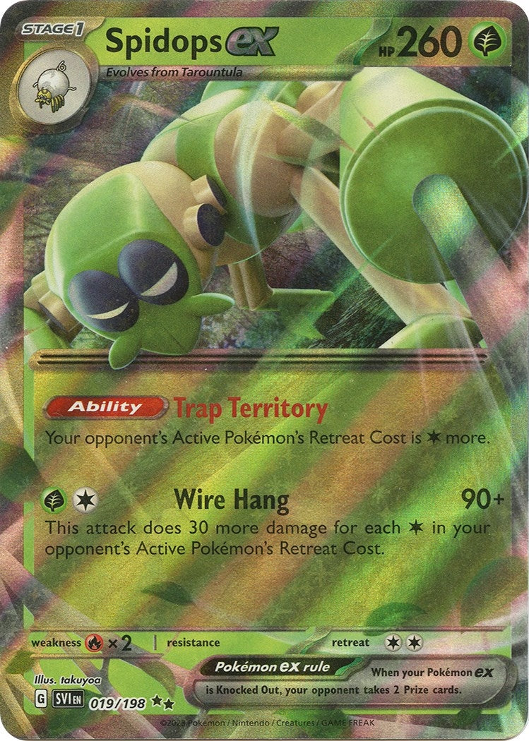 Image for Spidops ex (019/198) [SV01: Scarlet & Violet Base Set] - Pokemon