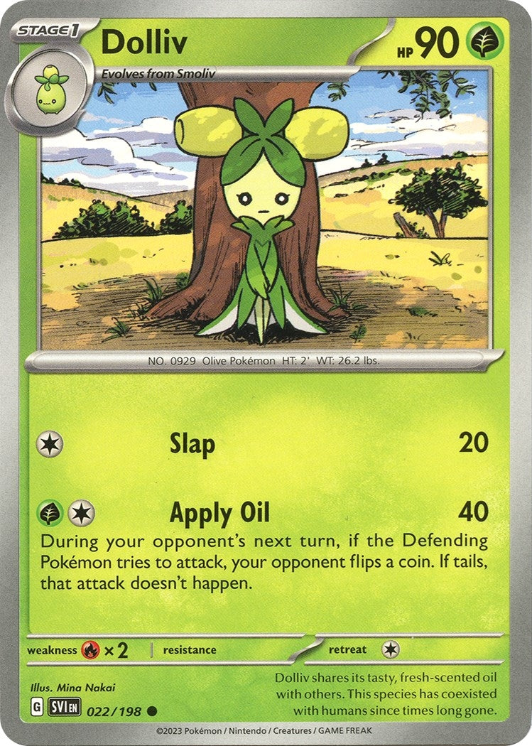 Image for Dolliv (022/198) [SV01: Scarlet & Violet Base Set] - Pokemon