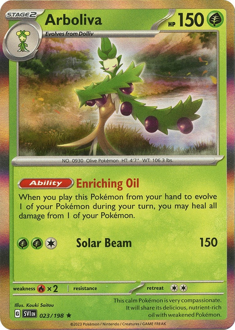 Image for Arboliva (023/198) [SV01: Scarlet & Violet Base Set] - Pokemon