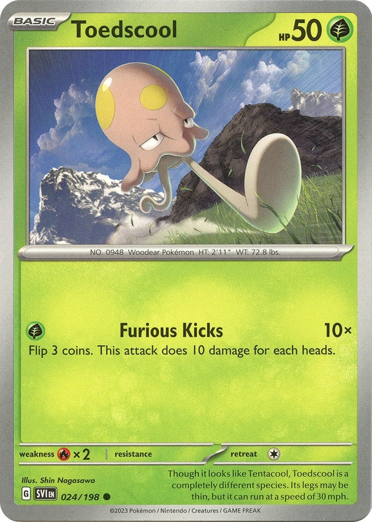 Image for Toedscool (024/198) [SV01: Scarlet & Violet Base Set] - Pokemon