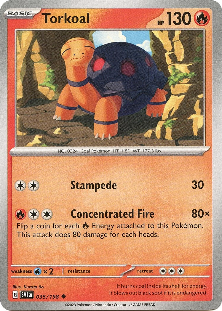 Image for Torkoal (035/198) [SV01: Scarlet & Violet Base Set] - Pokemon