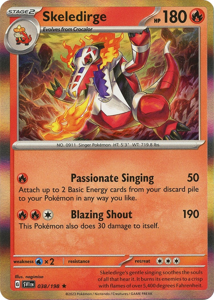 Image for Skeledirge (038/198) [SV01: Scarlet & Violet Base Set] - Pokemon