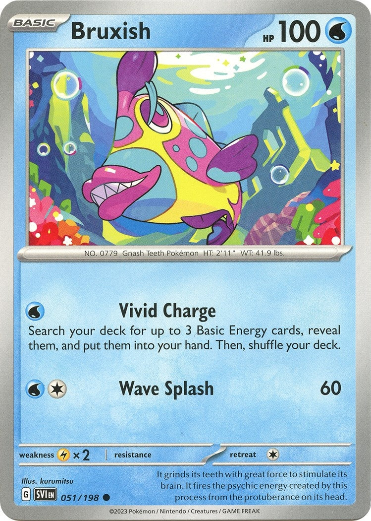 Image for Bruxish (051/198) [SV01: Scarlet & Violet Base Set] - Pokemon