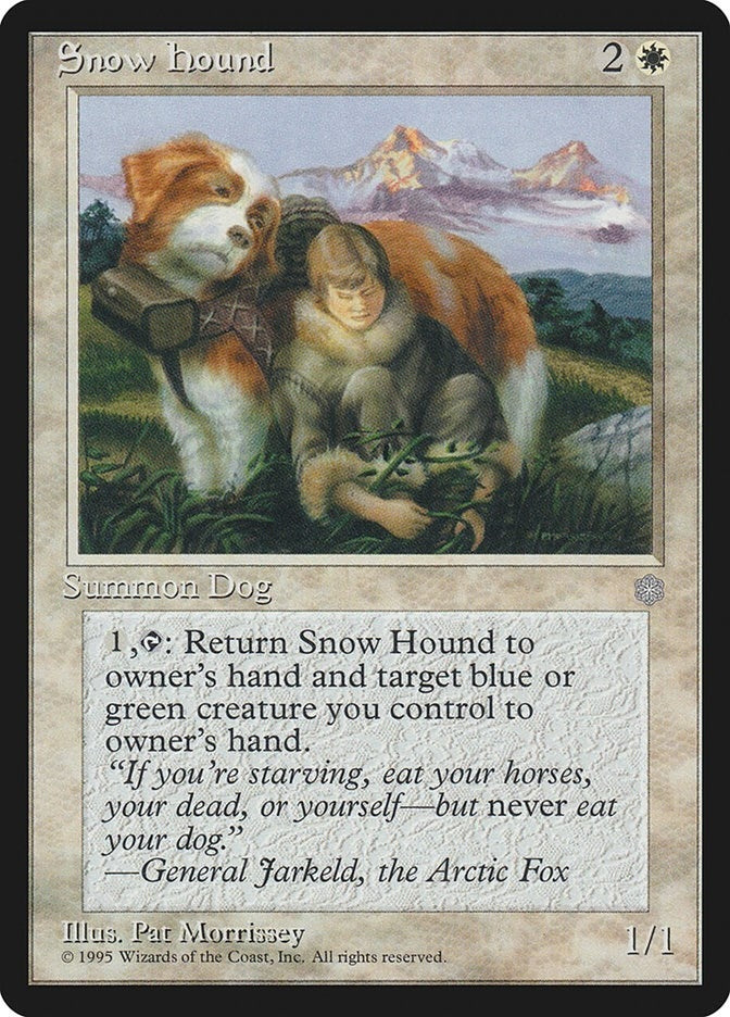 Image for Snow Hound [Ice Age] - Magic: The Gathering