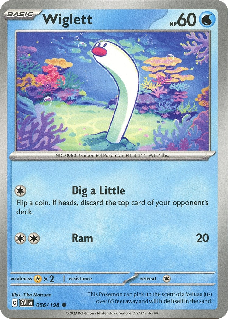 Image for Wiglett (056/198) [SV01: Scarlet & Violet Base Set] - Pokemon