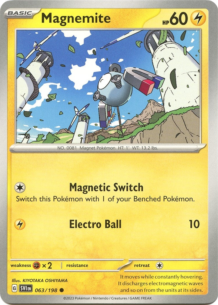 Image for Magnemite (063/198) [SV01: Scarlet & Violet Base Set] - Pokemon