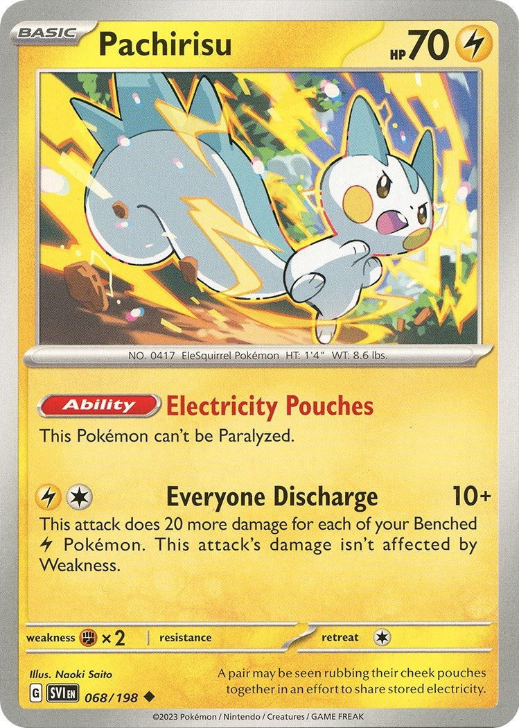 Image for Pachirisu (068/198) [SV01: Scarlet & Violet Base Set] - Pokemon