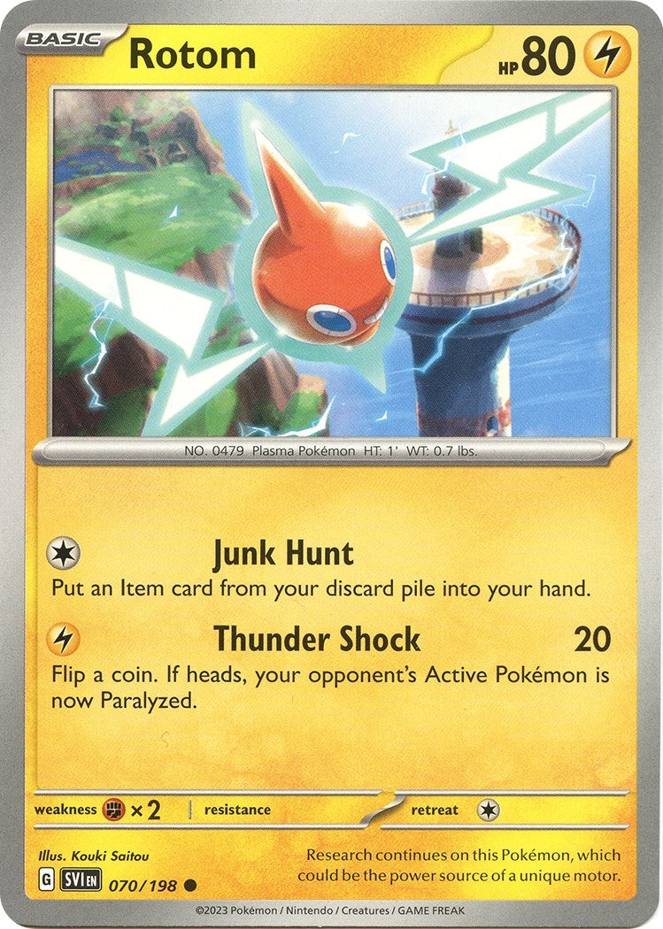 Image for Rotom (070/198) [SV01: Scarlet & Violet Base Set] - Pokemon