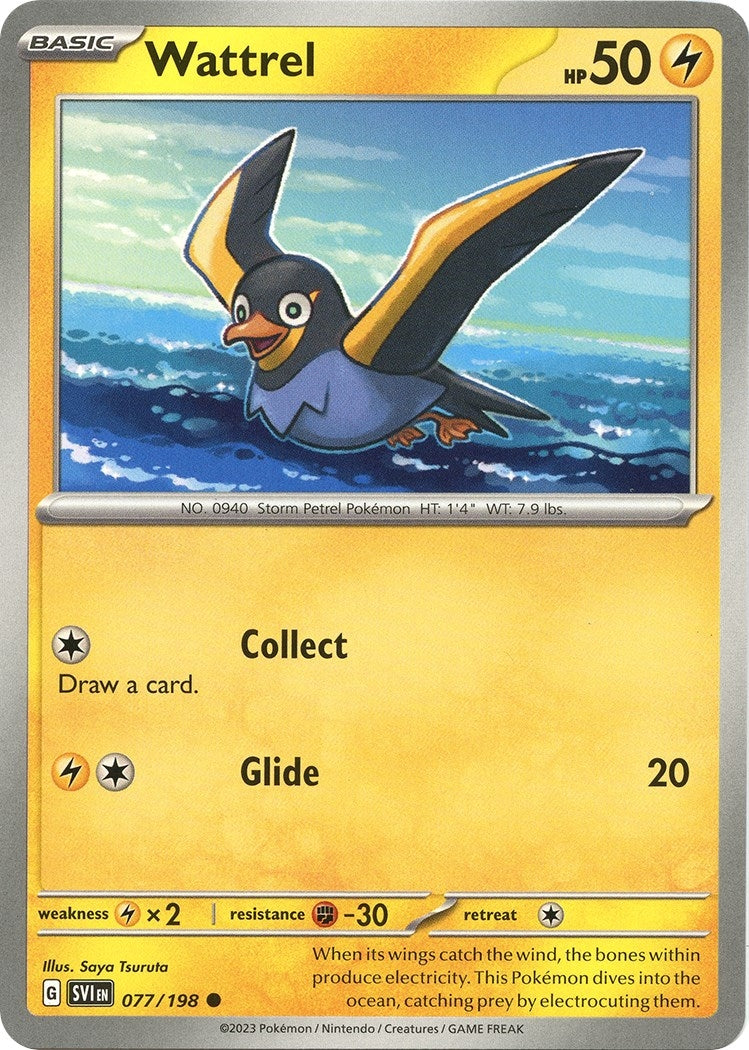 Image for Wattrel (077/198) [SV01: Scarlet & Violet Base Set] - Pokemon