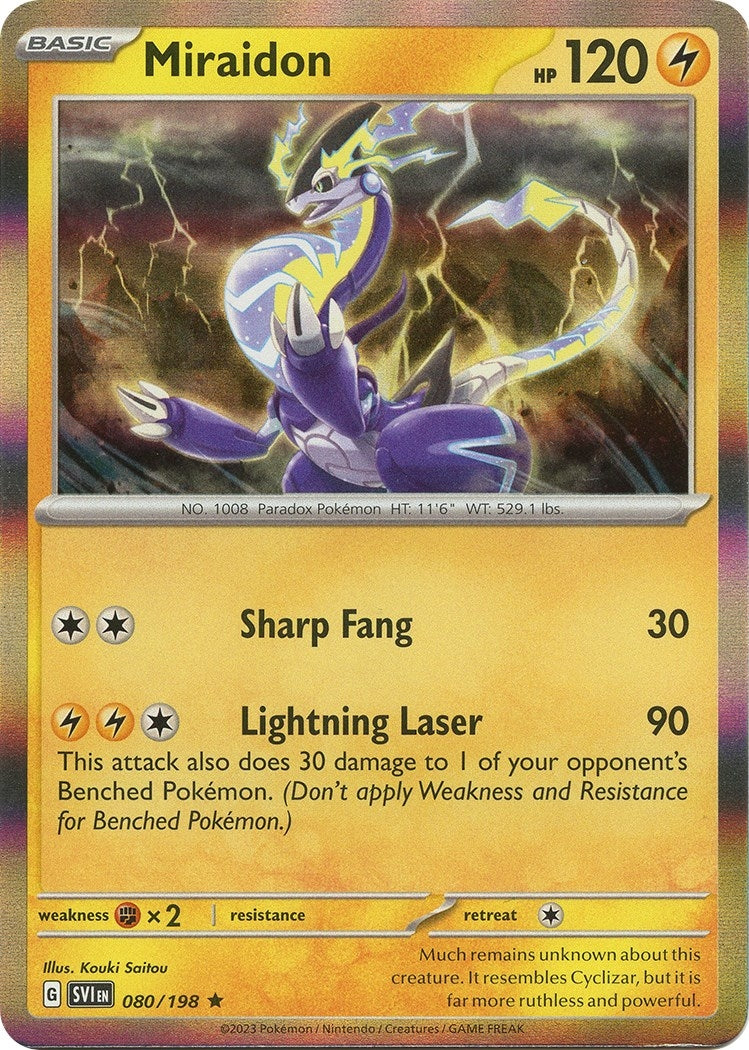 Image for Miraidon (080/198) [SV01: Scarlet & Violet Base Set] - Pokemon