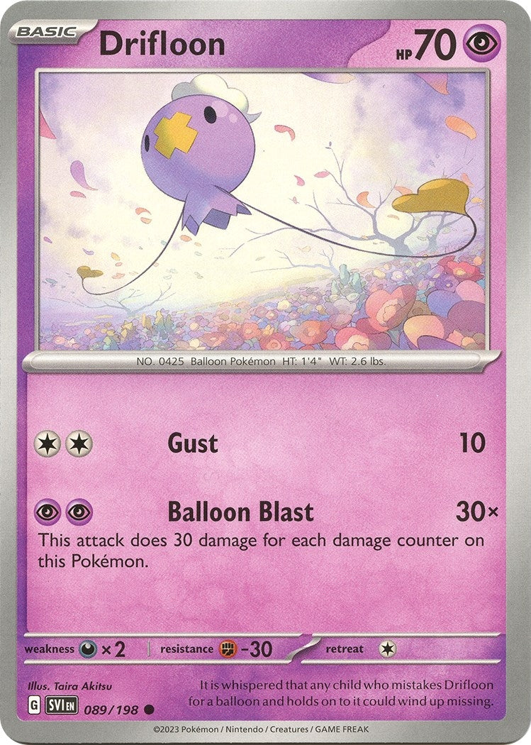 Image for Drifloon (089/198) [SV01: Scarlet & Violet Base Set] - Pokemon