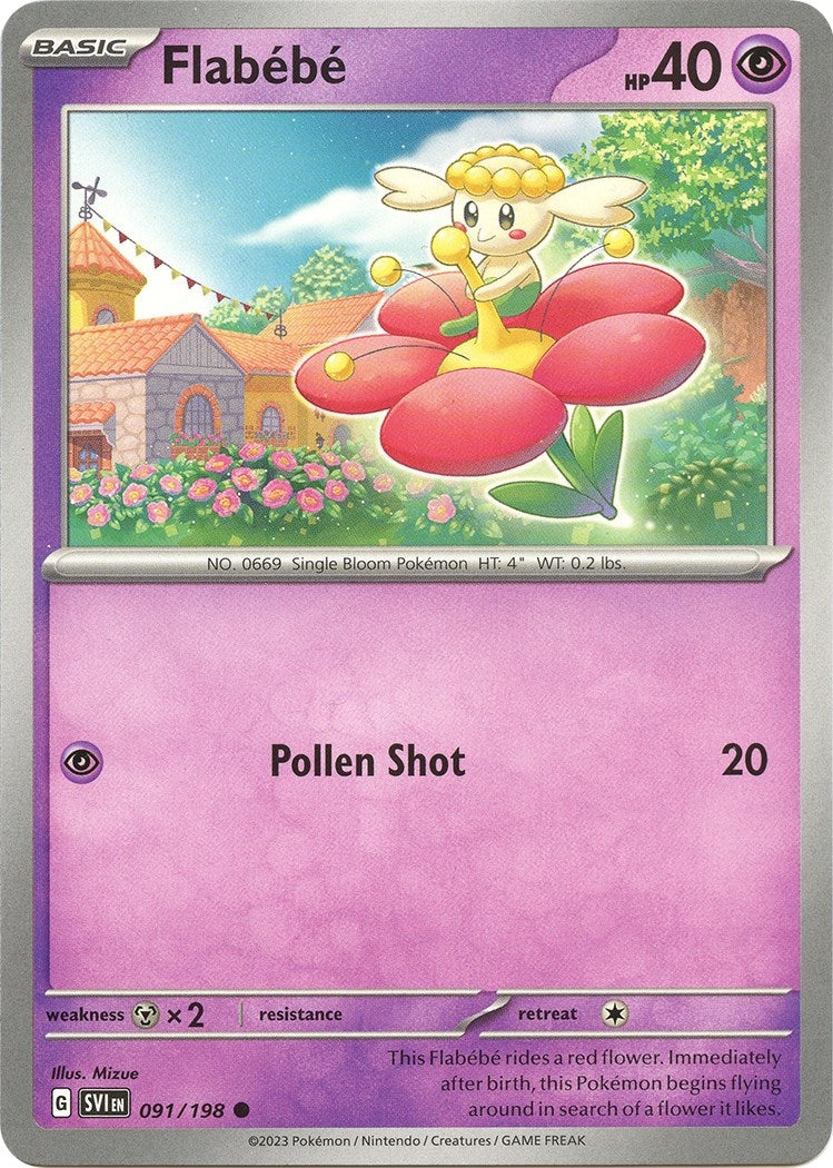 Image for Flabebe (091/198) [SV01: Scarlet & Violet Base Set] - Pokemon