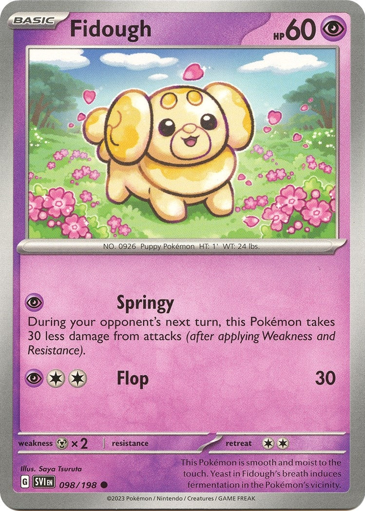 Image for Fidough (098/198) [SV01: Scarlet & Violet Base Set] - Pokemon