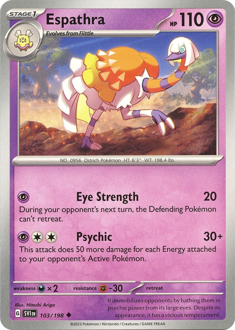 Image for Espathra (103/198) [SV01: Scarlet & Violet Base Set] - Pokemon