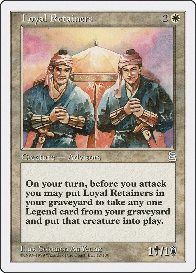 Image for Loyal Retainers (12) [Portal Three Kingdoms] - Magic: The Gathering