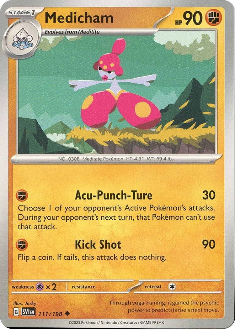 Image for Medicham (111/198) [SV01: Scarlet & Violet Base Set] - Pokemon