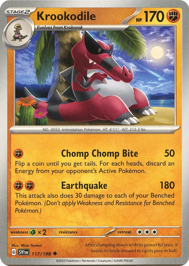 Image for Krookodile (117/198) [SV01: Scarlet & Violet Base Set] - Pokemon