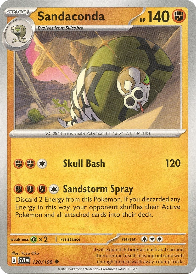 Image for Sandaconda (120/198) [SV01: Scarlet & Violet Base Set] - Pokemon
