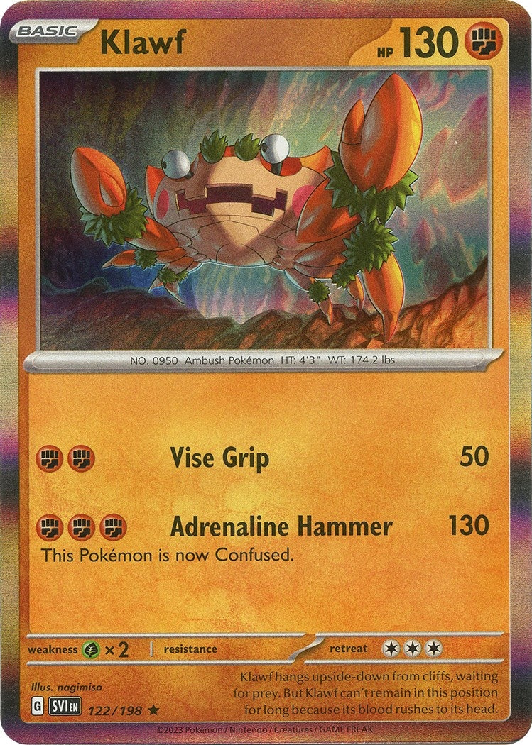 Klawf (122/198) [SV01: Scarlet & Violet Base Set]