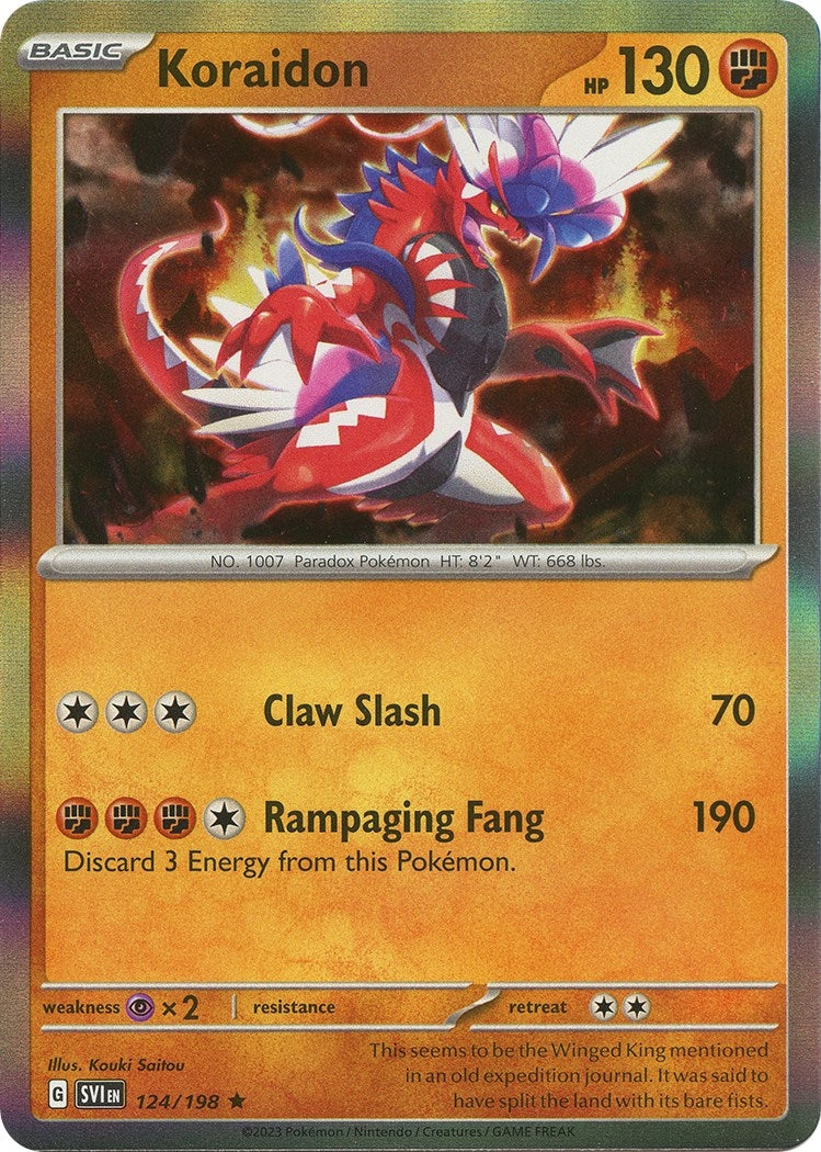 Image for Koraidon (124/198) [SV01: Scarlet & Violet Base Set] - Pokemon