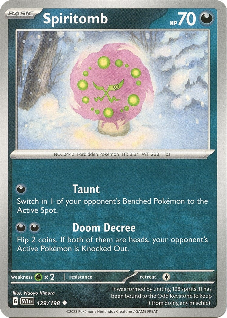 Image for Spiritomb (129/198) [SV01: Scarlet & Violet Base Set] - Pokemon