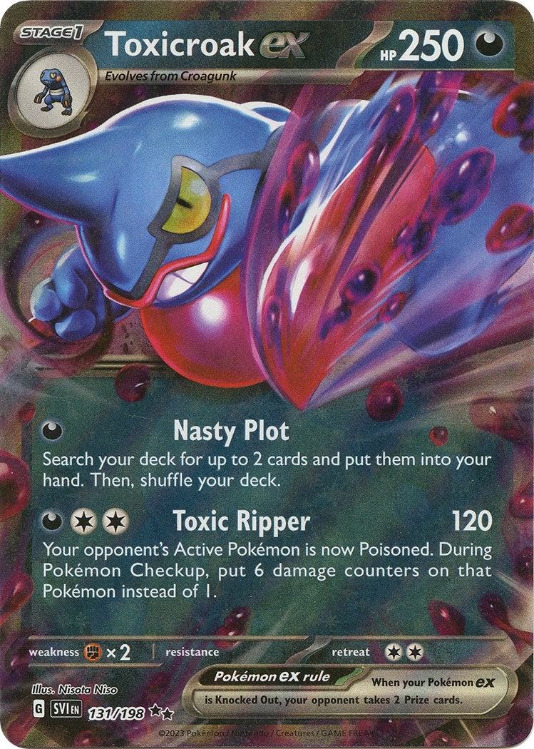 Image for Toxicroak ex (131/198) [SV01: Scarlet & Violet Base Set] - Pokemon