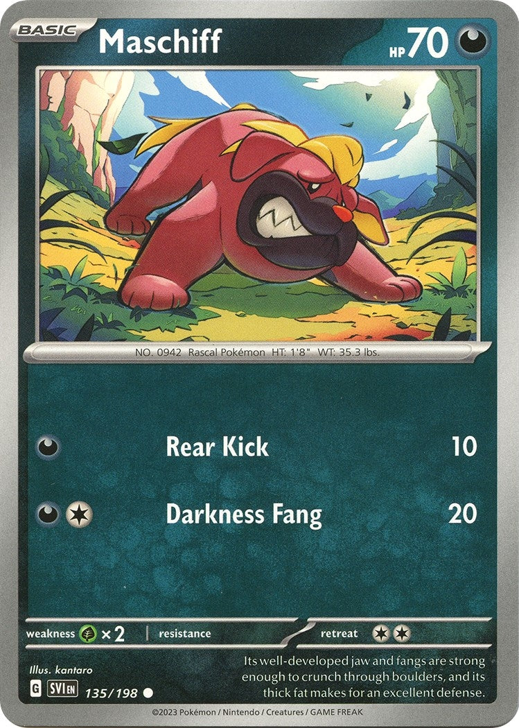 Image for Maschiff (135/198) [SV01: Scarlet & Violet Base Set] - Pokemon
