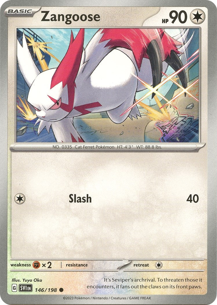 Image for Zangoose (146/198) [SV01: Scarlet & Violet Base Set] - Pokemon