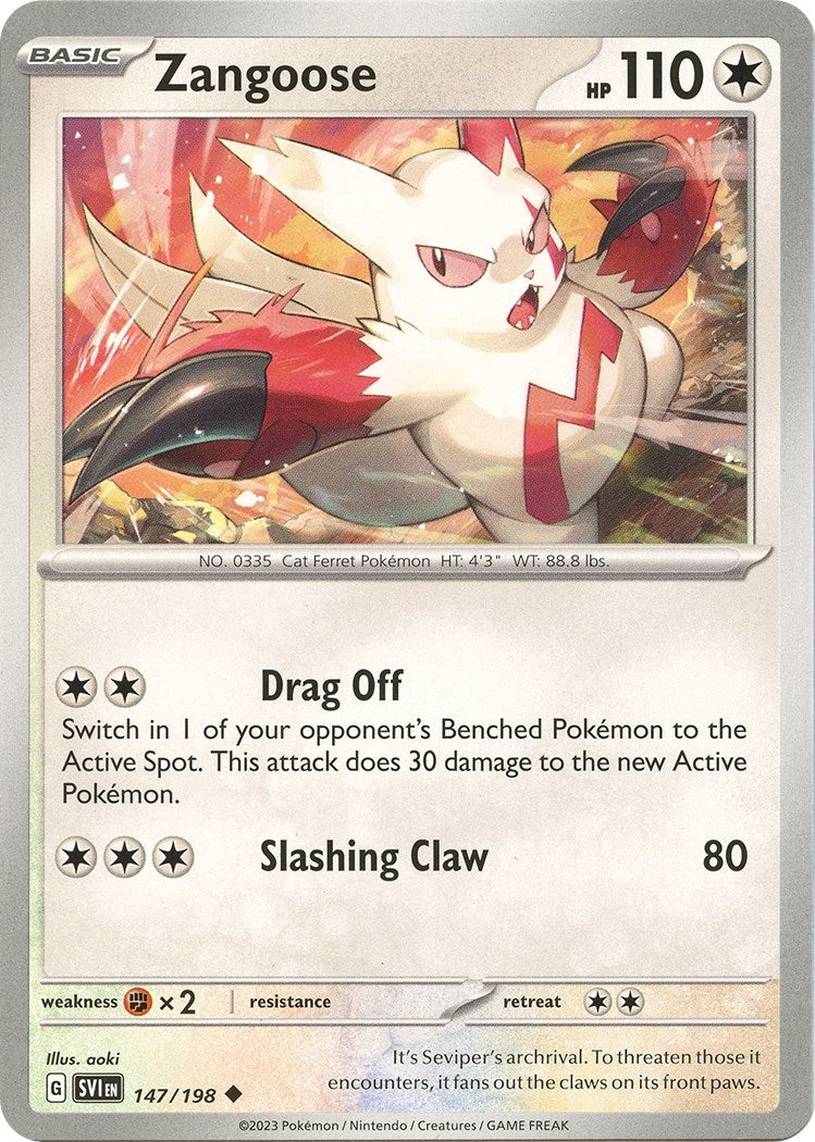 Image for Zangoose (147/198) [SV01: Scarlet & Violet Base Set] - Pokemon