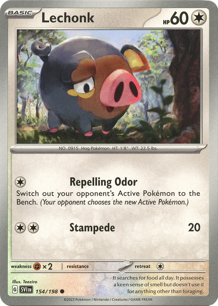 Image for Lechonk (154/198) [SV01: Scarlet & Violet Base Set] - Pokemon
