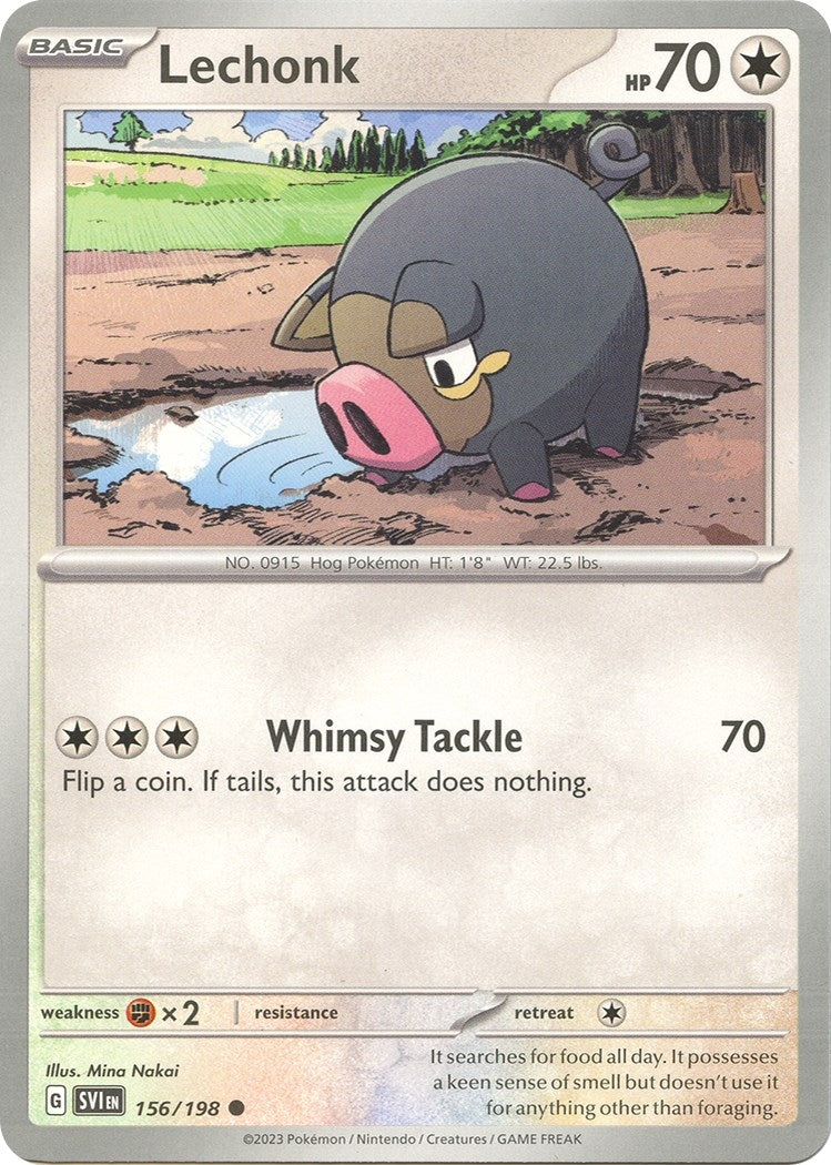 Image for Lechonk (156/198) [SV01: Scarlet & Violet Base Set] - Pokemon