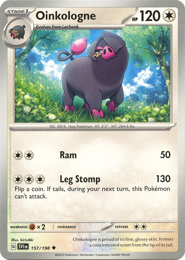 Image for Oinkologne (157/198) [SV01: Scarlet & Violet Base Set] - Pokemon