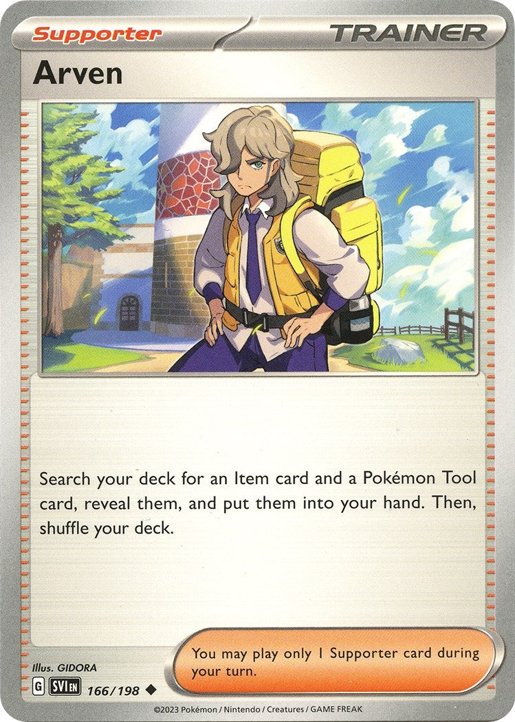 Image for Arven (166/198) [SV01: Scarlet & Violet Base Set] - Pokemon